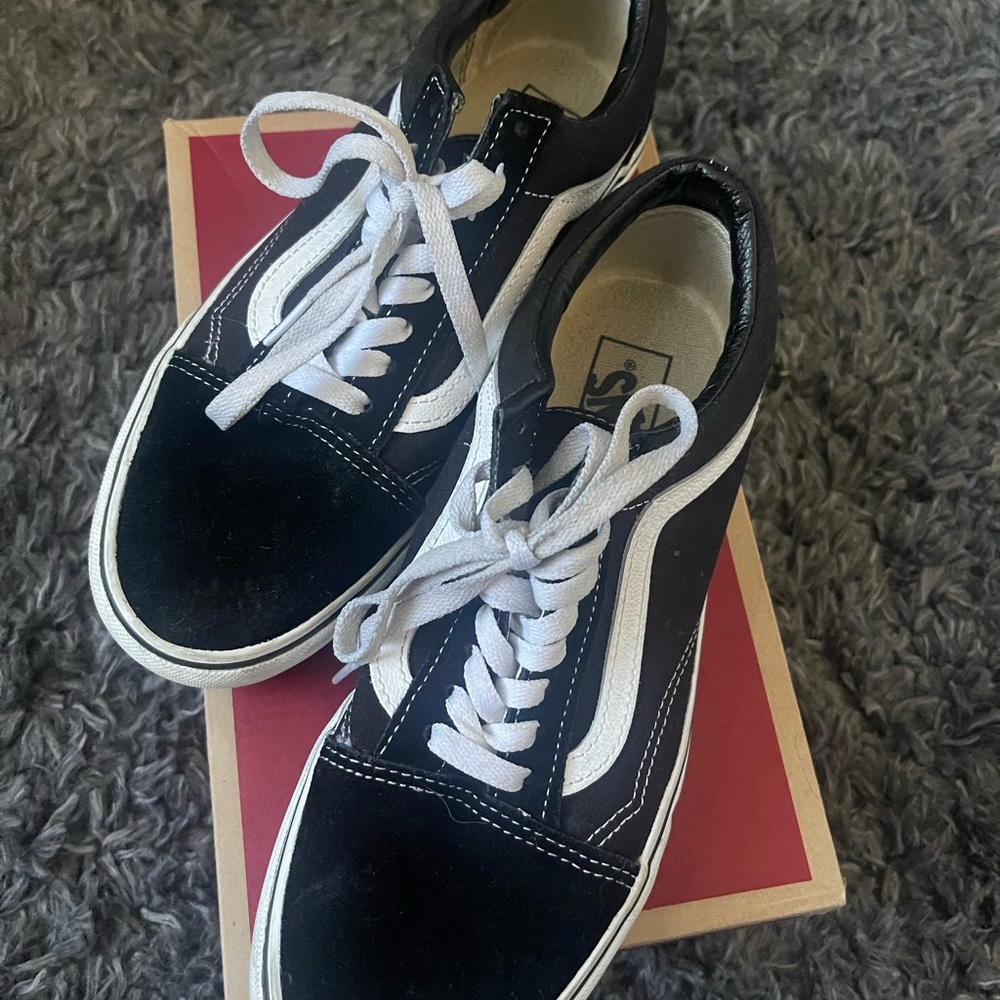 Old skool platform vans